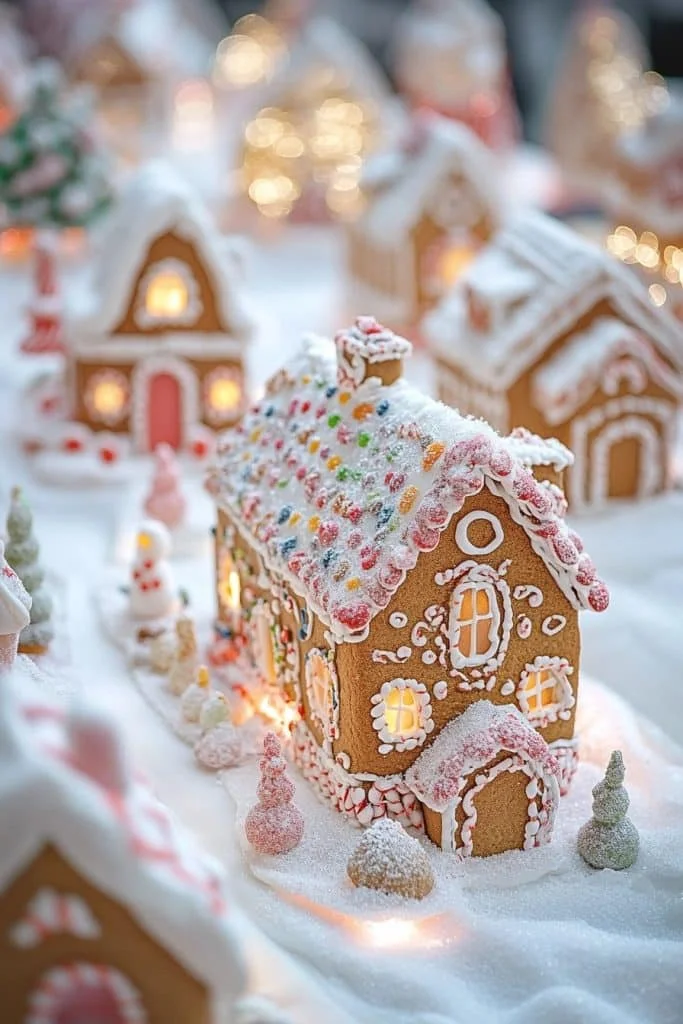 Miniature Gingerbread Village