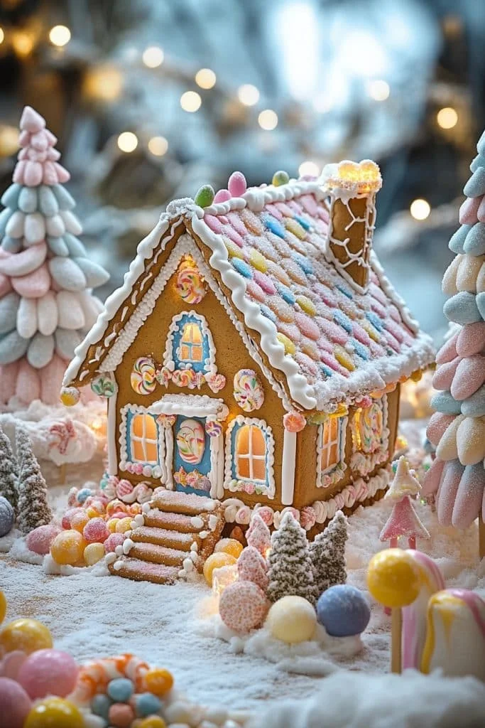 Whimsical Gingerbread Cottage