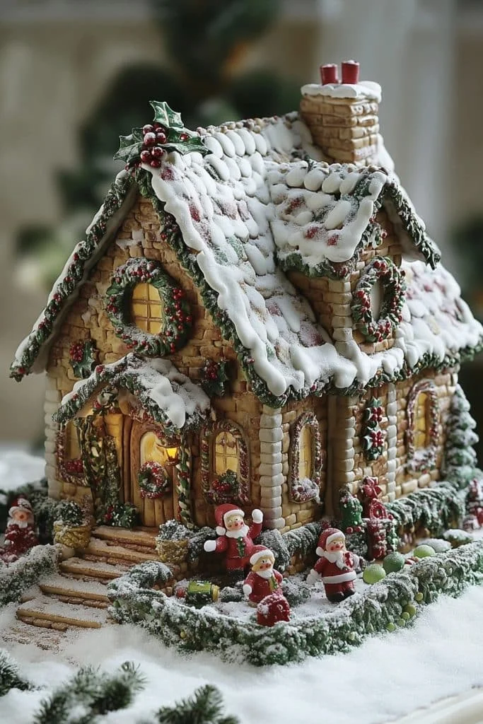 Holiday-Themed Gingerbread House