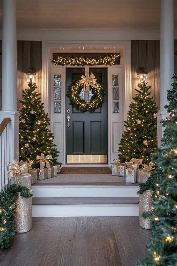 Sophisticated Festive Entrance