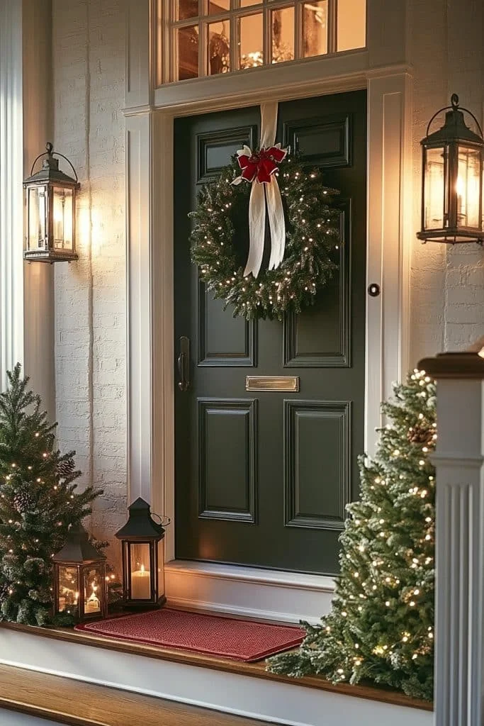 Inviting Christmas Doorway Decor