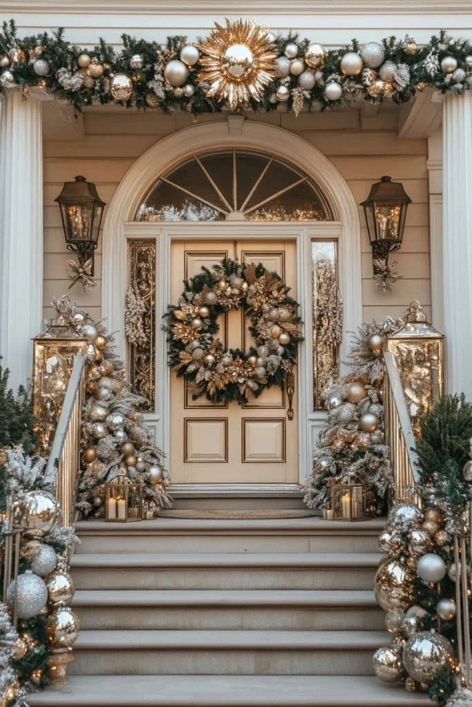Luxurious Holiday Porch Design