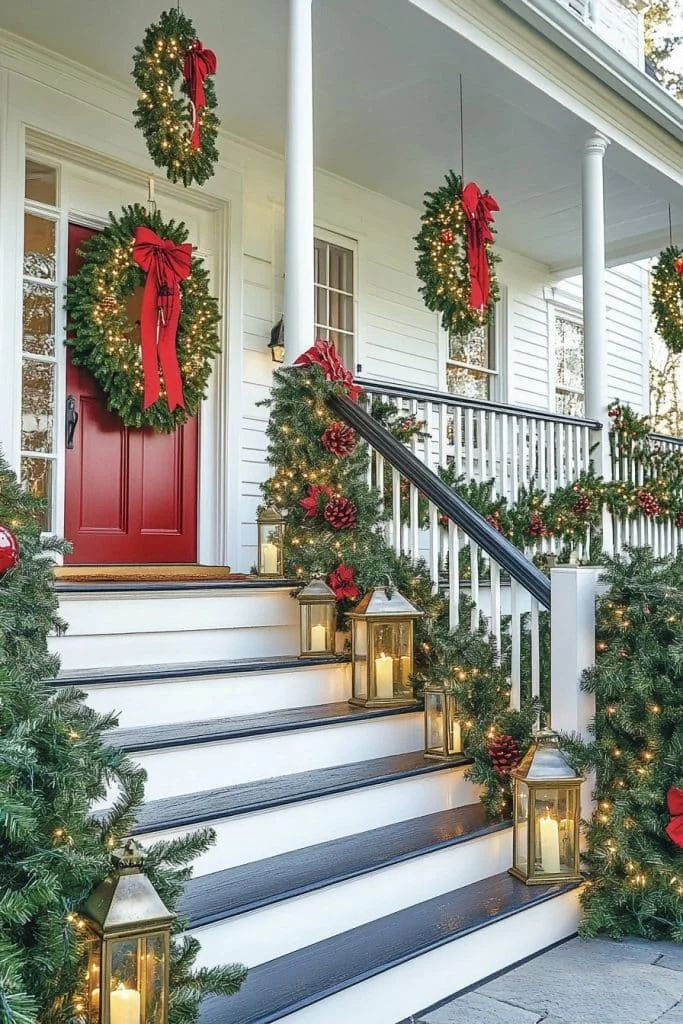 Colorful Christmas Light Display