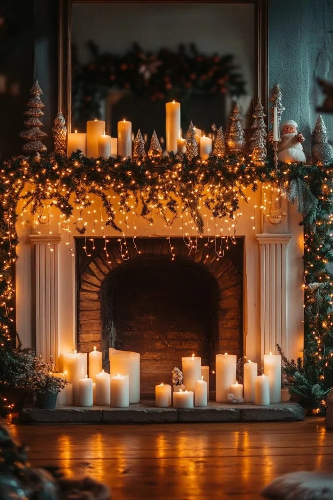 Fireplace Fairy Lights