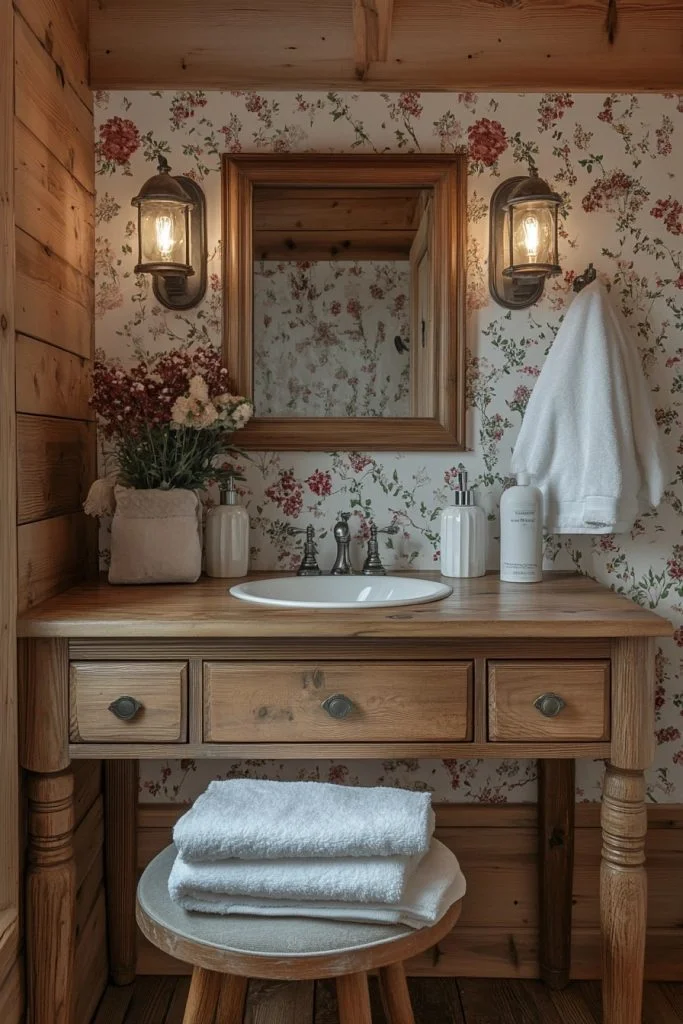 Cozy Cabin Vanity Space