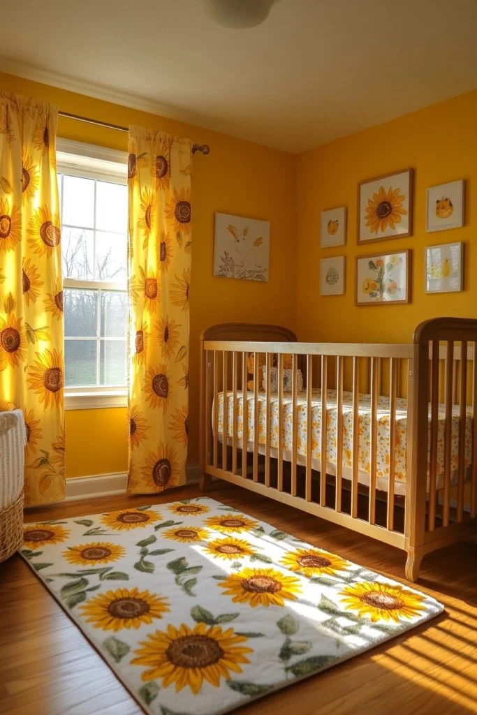 Sunflower-Inspired Nursery
