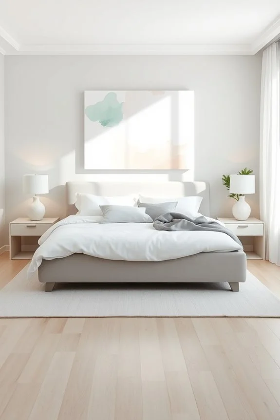 soft grey pastel serenity