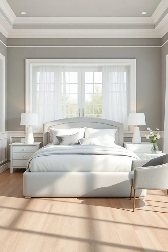 grey walls white trim