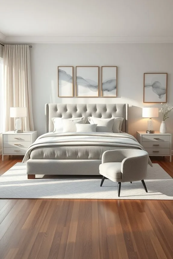 timeless grey and ivory elegance