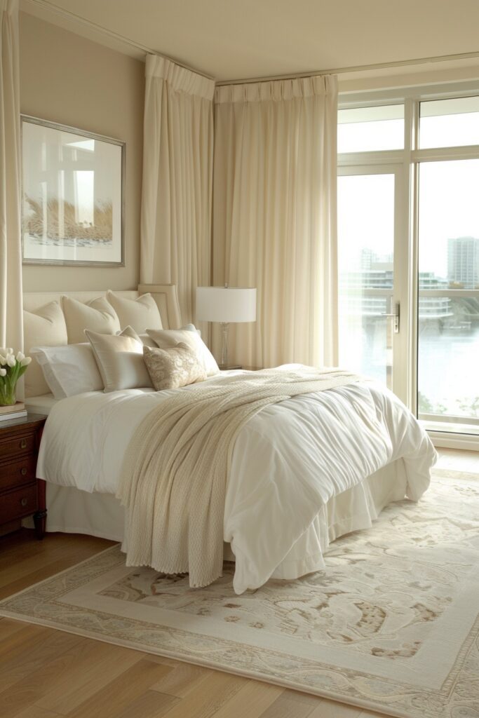 Peaceful Urban Waterfront Bedroom