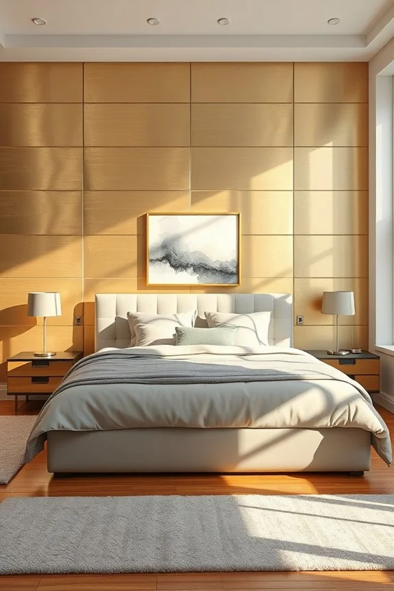 metallic panels for elegance