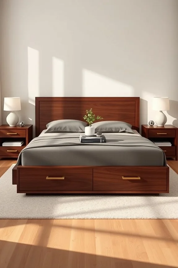 stylish storage bed solutions