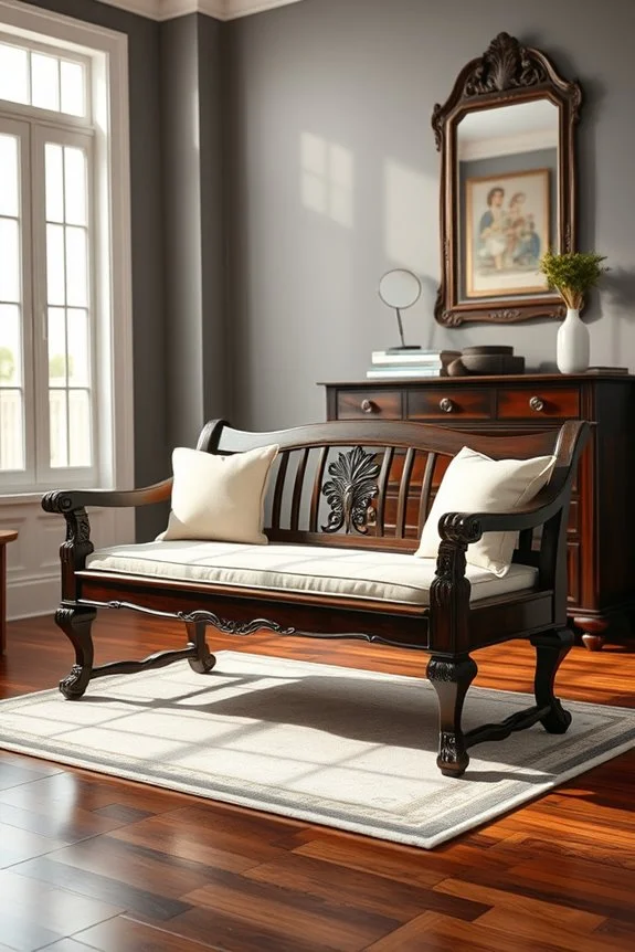 elegant functional dark wood