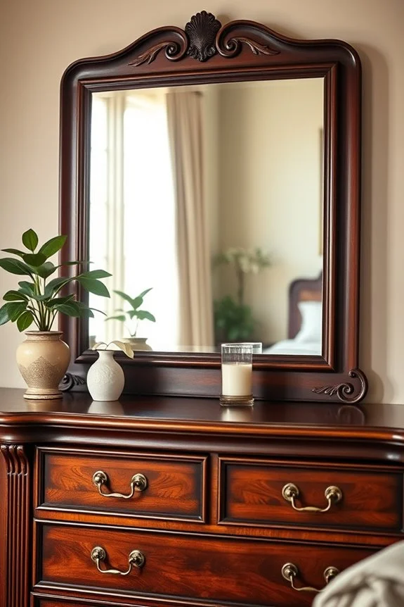 elegant dark wood duo