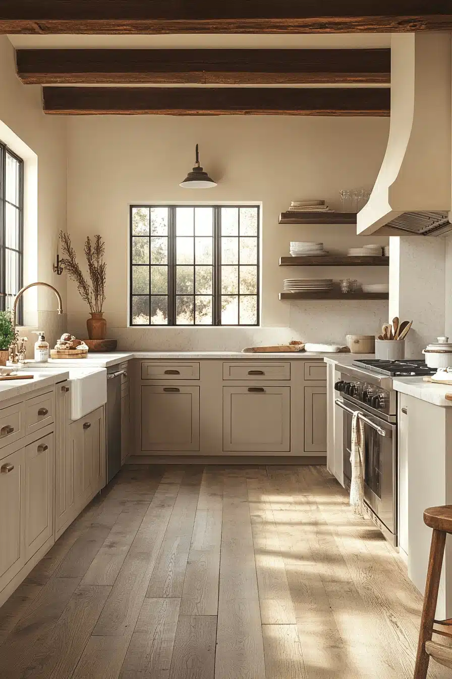 light gray kitchen cabinets
