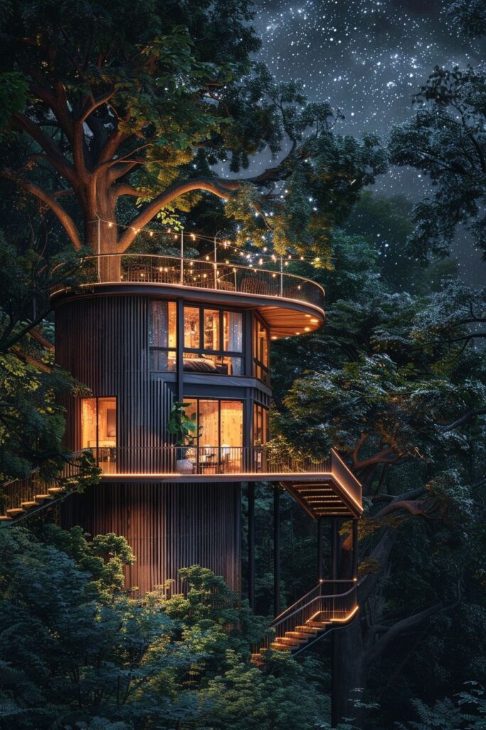 stargazing treehouse