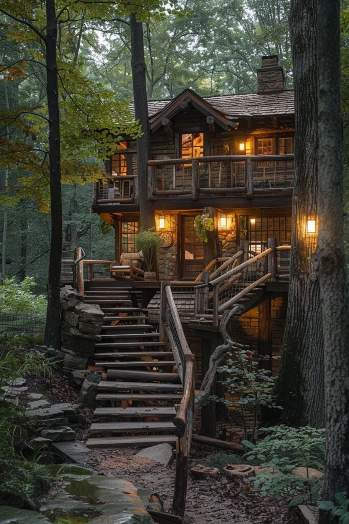 woodland treehouse