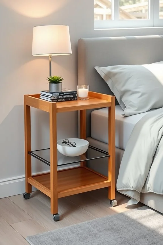 mobility enhancing bedside organization