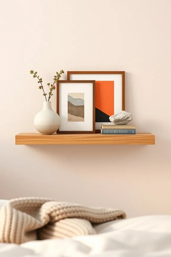 personalized artistic display shelves