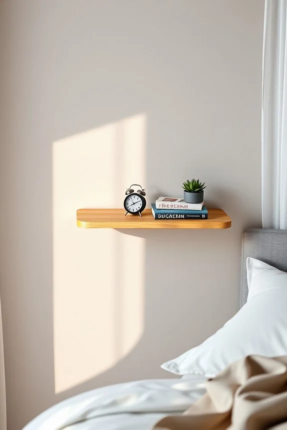 space saving foldable shelves