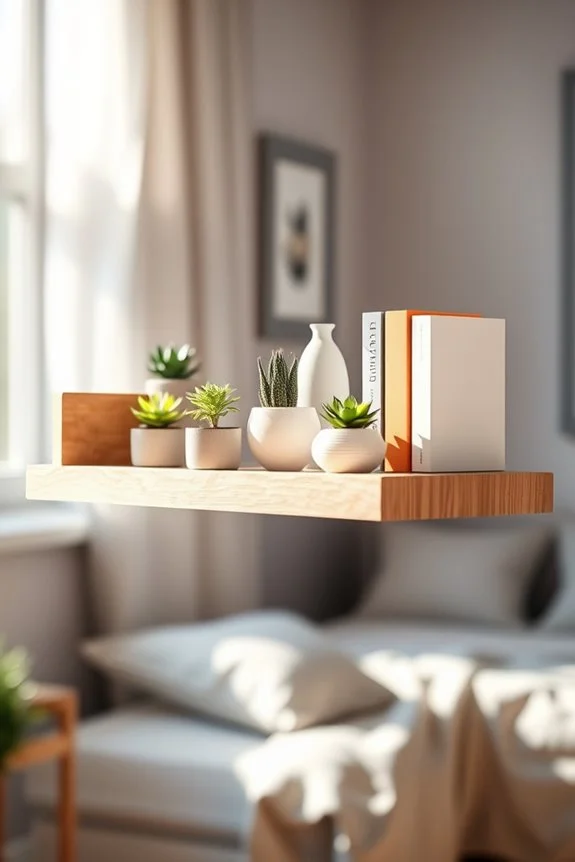 creative wall art shelves