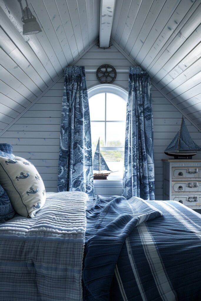 Nautical Themed Attic