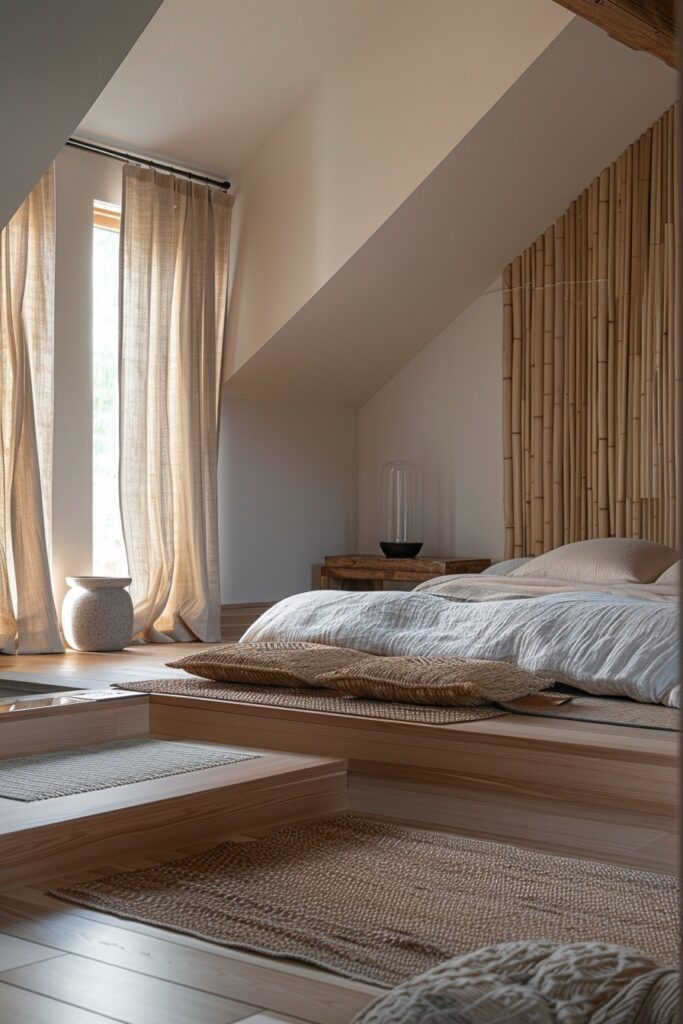 Zen-Inspired Attic Nook