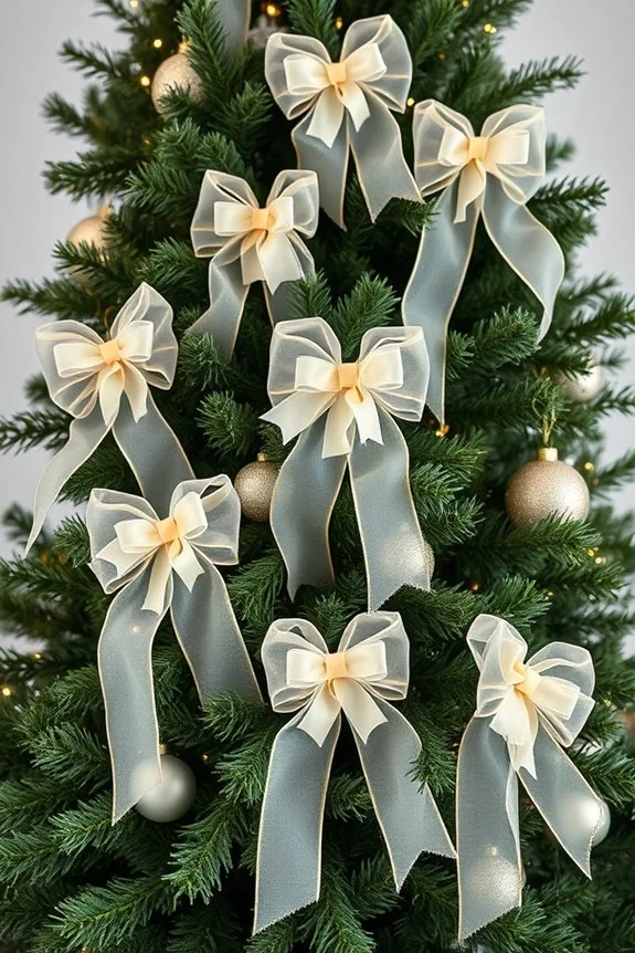 layered organza bow technique