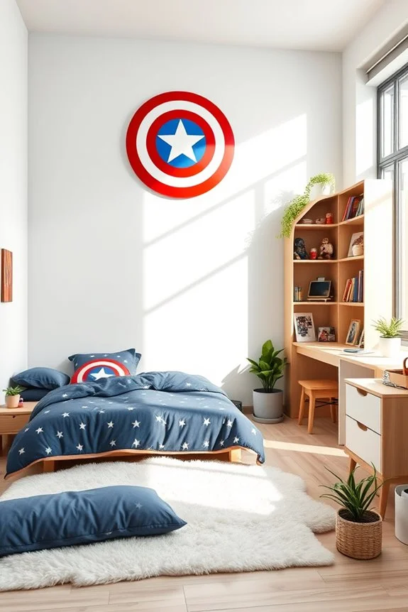 captain america decor ideas