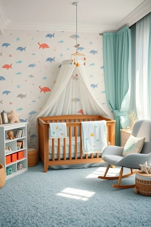 ocean themed baby room