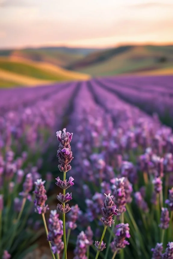baby photoshoot in lavender field