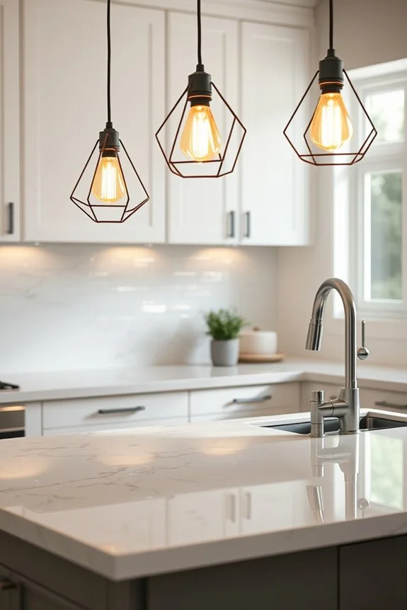 modern pendant lights statement