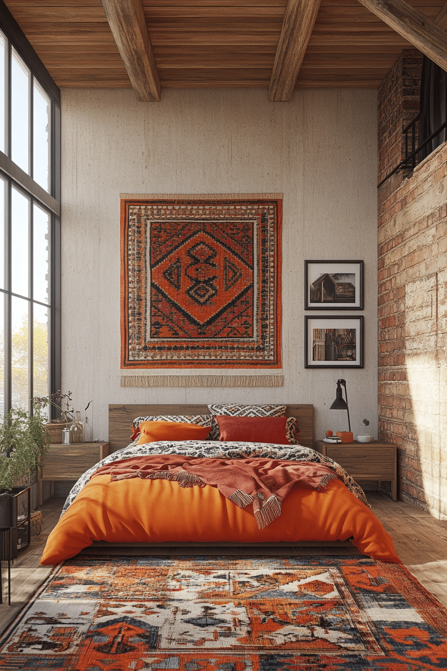 eclectic boho bedroom