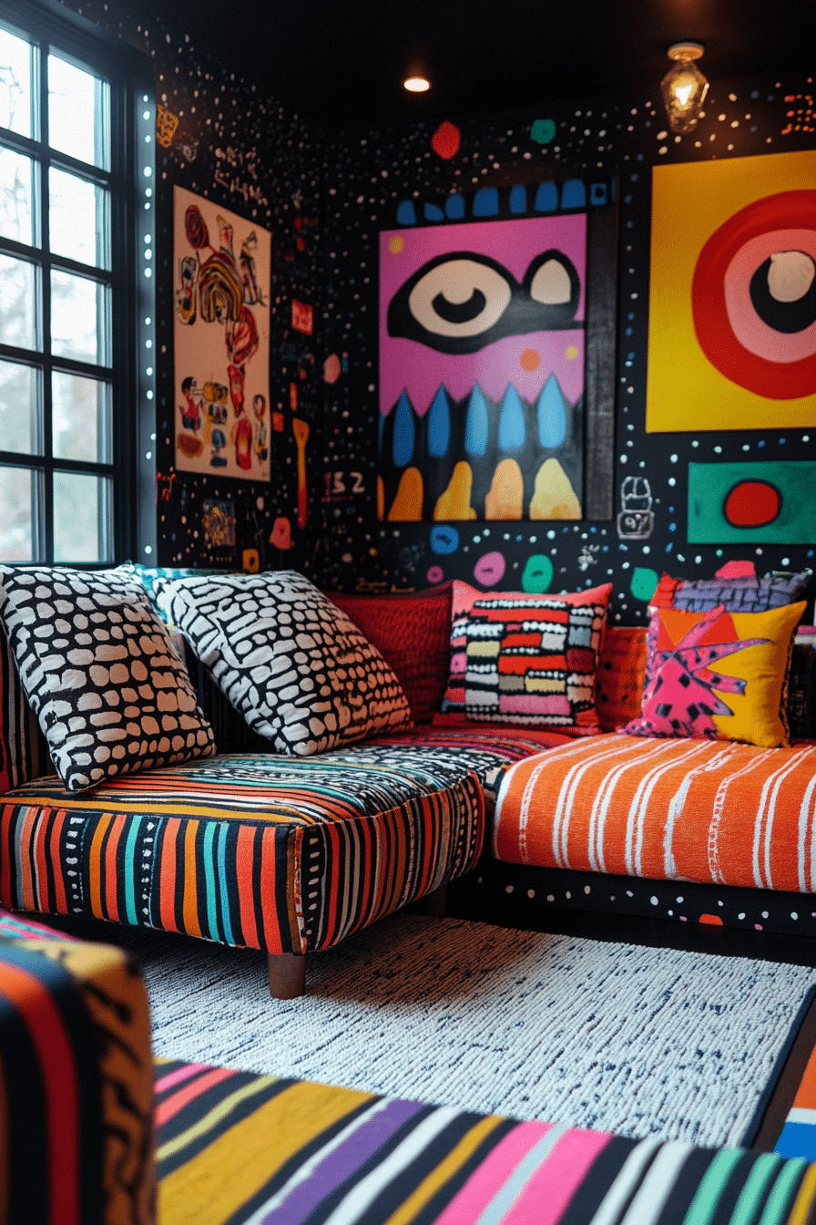 eclectic boho bedroom