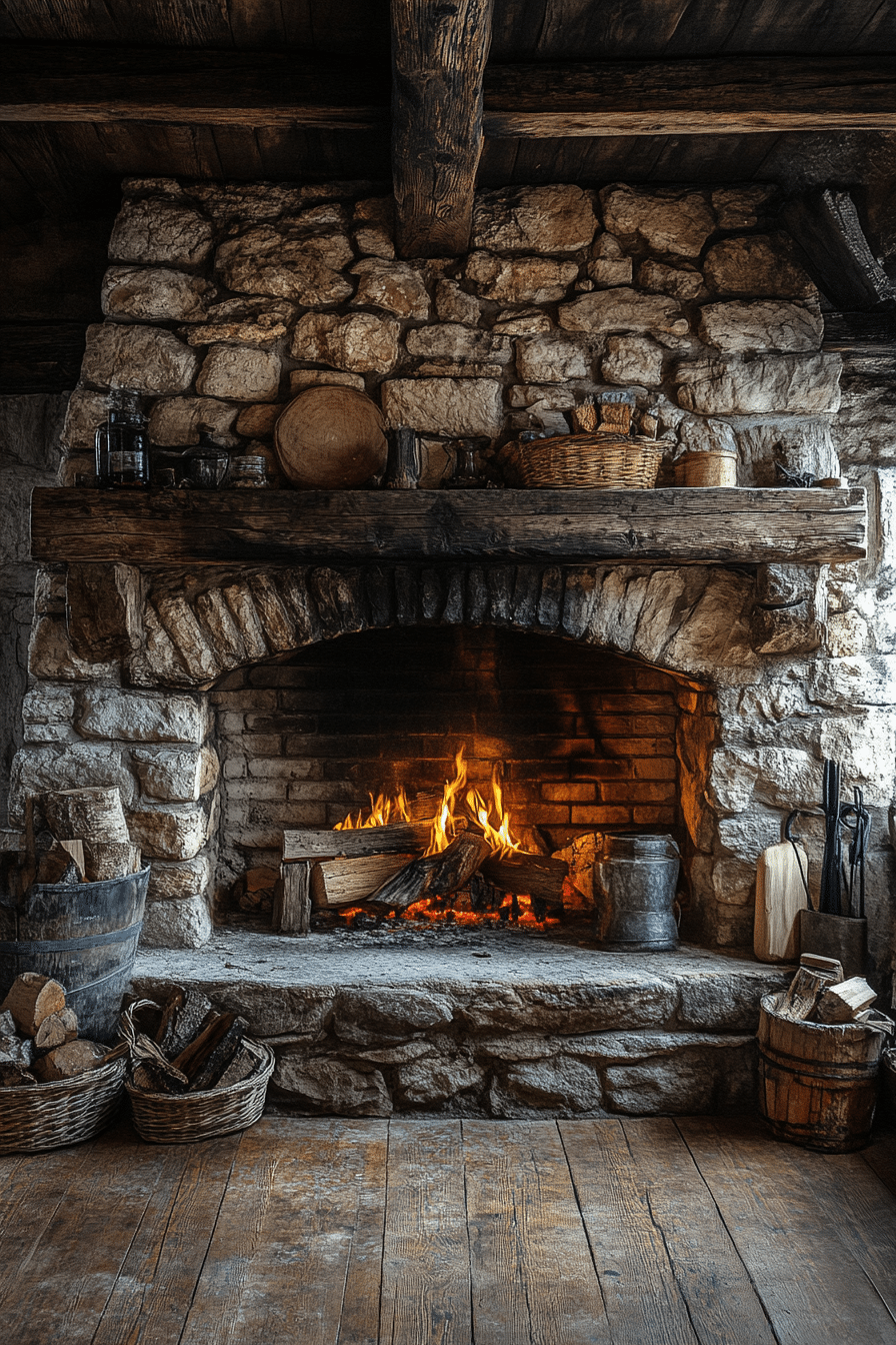 Farmhouse Fireplace