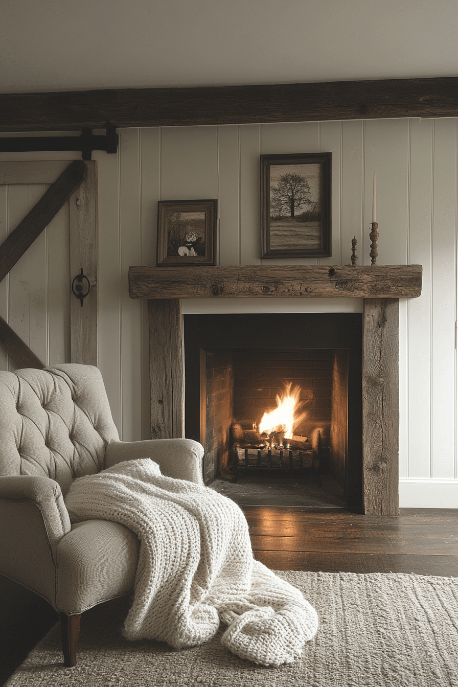 Farmhouse Fireplace