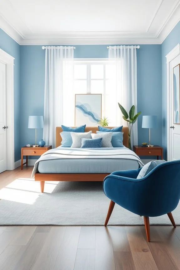 ambient blue lighting