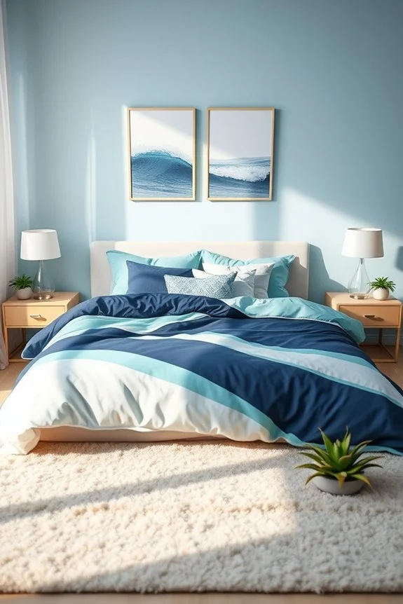 ocean wave bedding