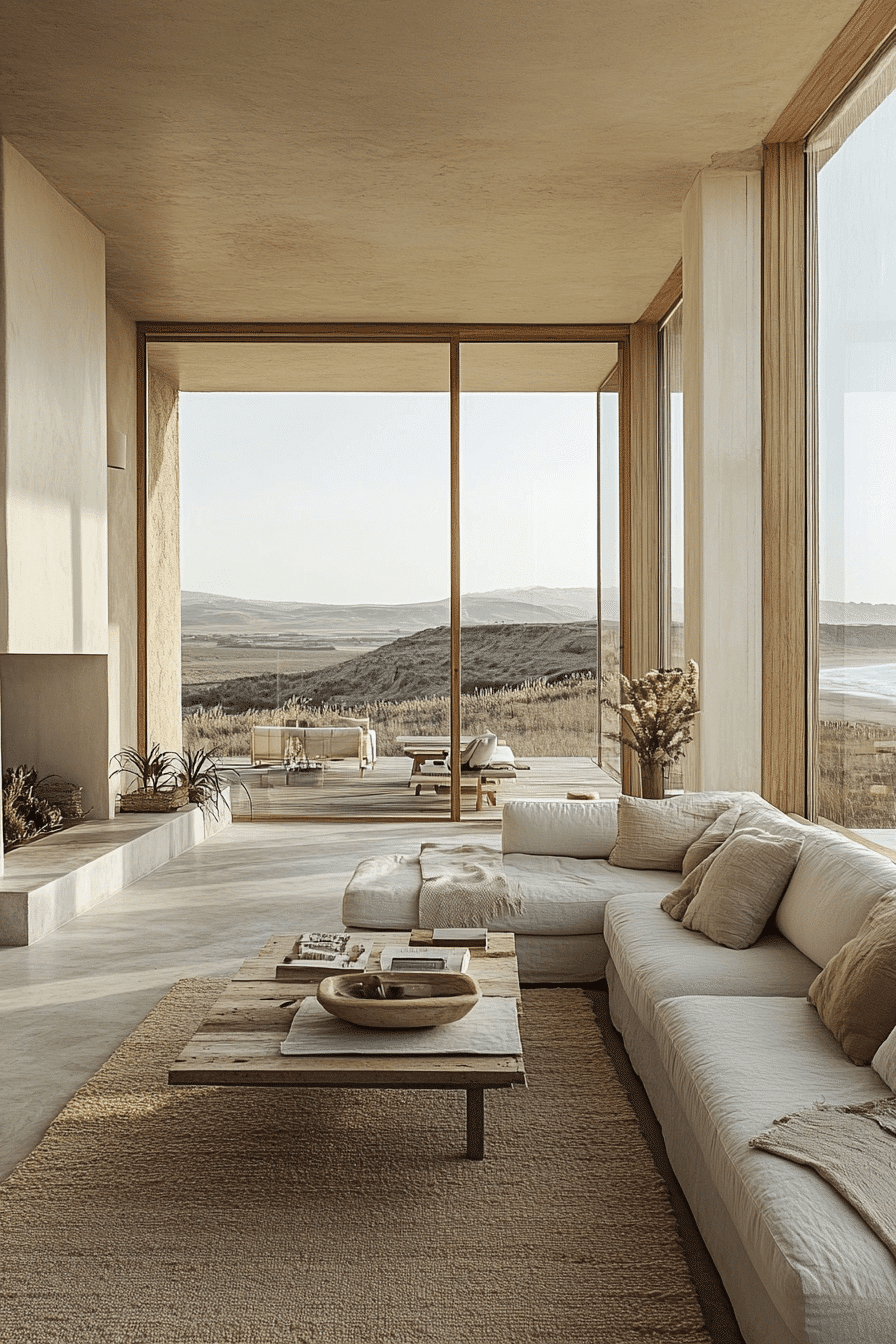 Modern minimalist house interior living rooms