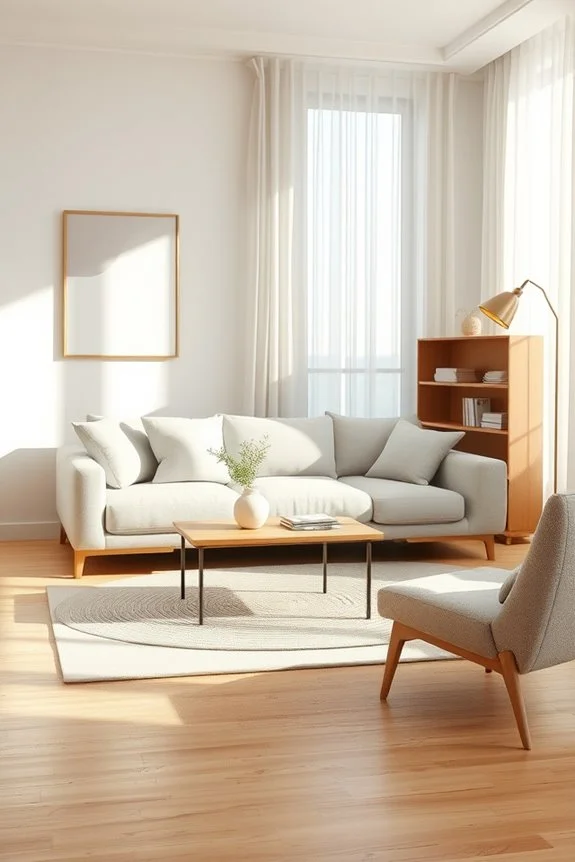 minimalist cozy living room