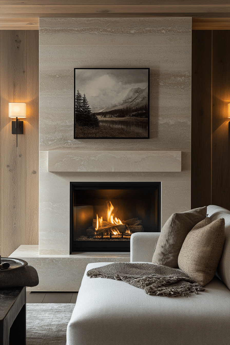 Transitional Blend Fireplace