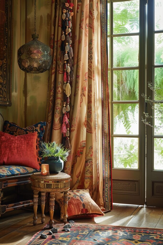 Moroccan Tassel Curtains