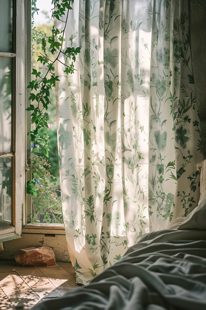 Botanical Print Curtains