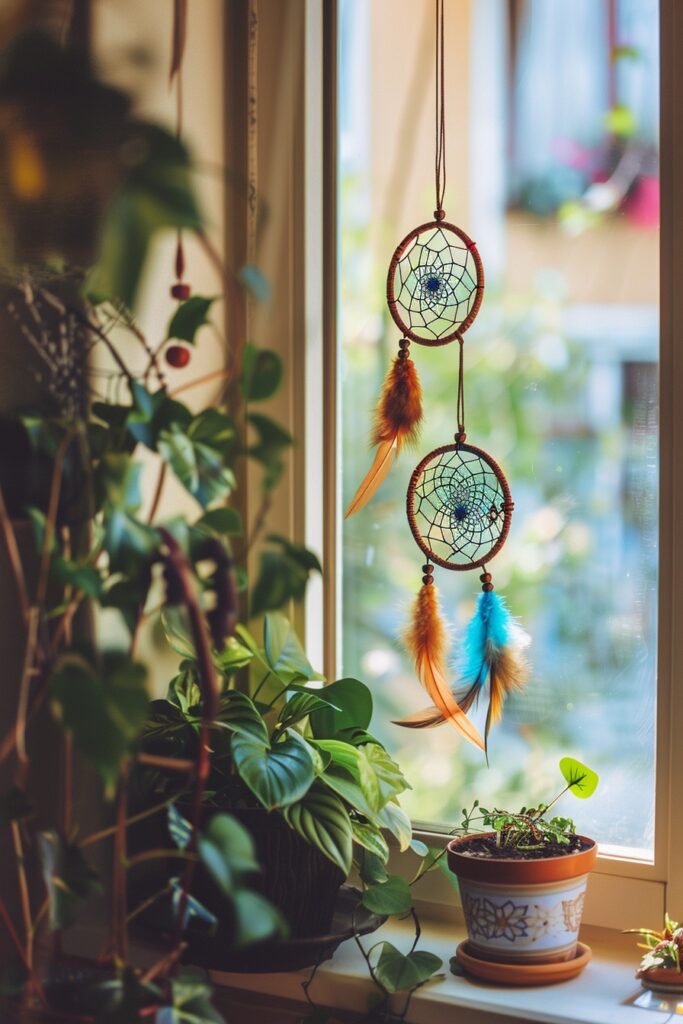 Dreamcatcher-Themed Curtains