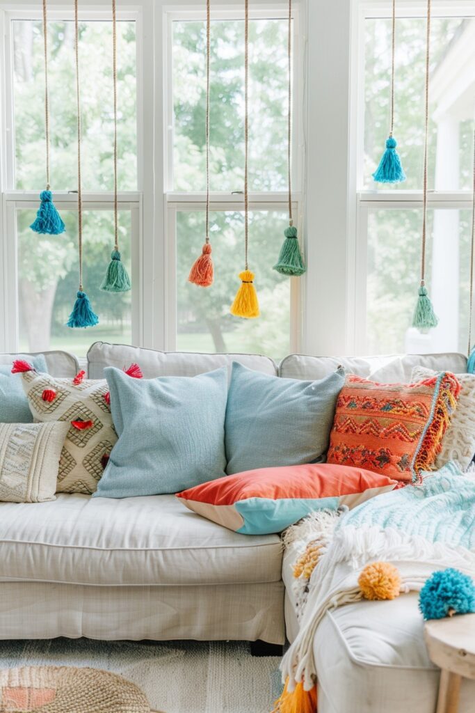 Tassel Garland Window Decor