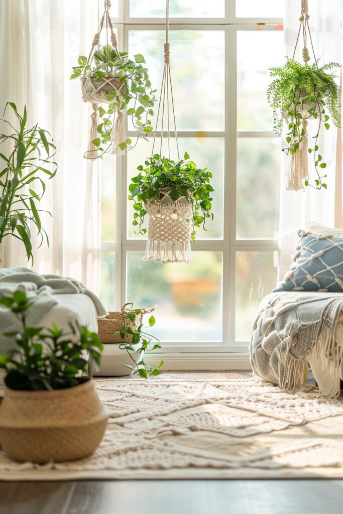 Macramé Plant Hanger Accents