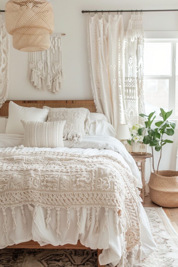 Crochet Lace Curtain Panels