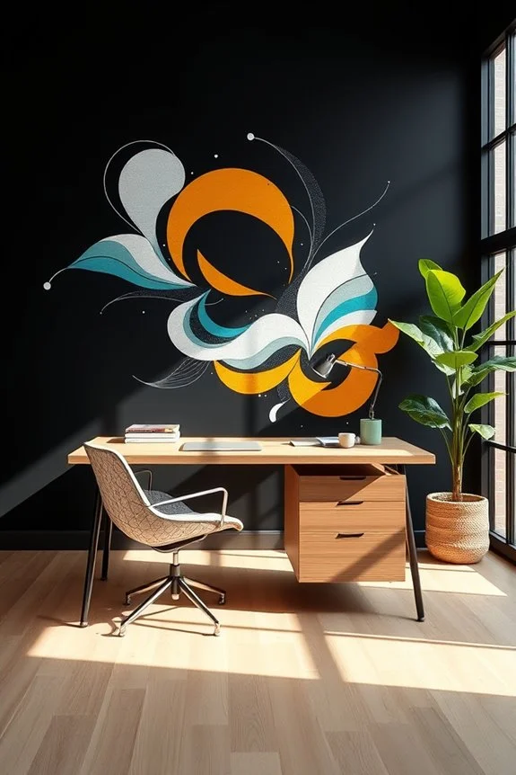 artistic wall mural