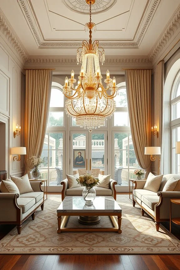 elegant chandelier lighting