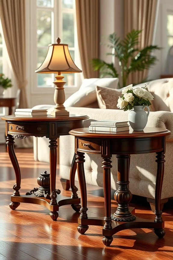 elegant functional side tables